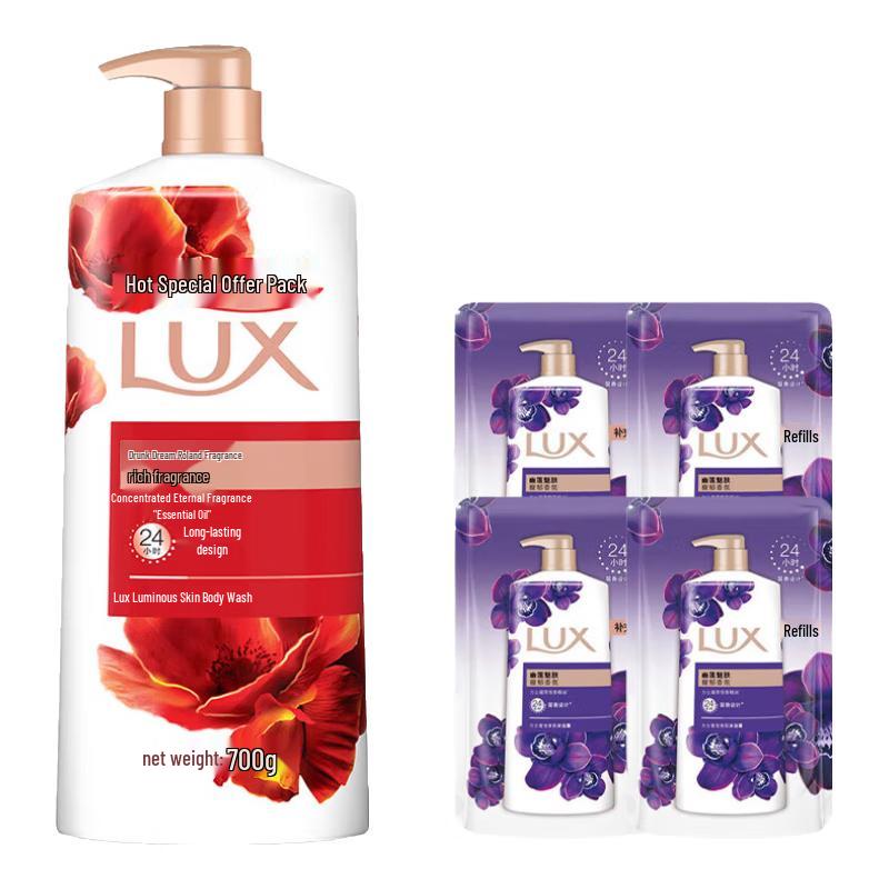 LUX Drunken Dream Orchid Scent Nourishing Shower Gel Set