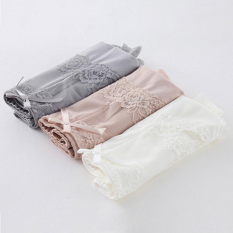 Fashion Summer Transparent Lace High Waist Sexy Underwear Comfortable Breathable Soft Skin Friendly Women's Triangle Panties