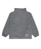 To With Diagonal Half Zipped Snowboard Fleece In Melange Gray