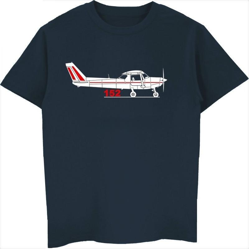 Unisex Tee Hot Sale Super Fashion Cotton Print Unisexs Tshirt Aeroclassic PPL Pilot Cessna 152 Aircraft Inspired Breathable T Shirts