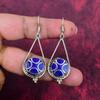 Lapis Lazuli 925 Solid Sterling Silver Earrings, Handmade Gemstone Earrings Jewelry, Gifts For Wife Brand New Earrings