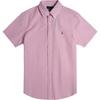Polo Classic Fit Logo Embroidered Cotton Short Sleeve Shirt Men Shirts 710802627-004