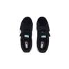 PUMA 2 Straps Low top Skateboard Shoes Black White Children Aged 3 7 Years Old 359595-01