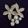 High-End Luxury Flower Pearl Brooch and Corsage Pin – Creative Versatile Accessory
