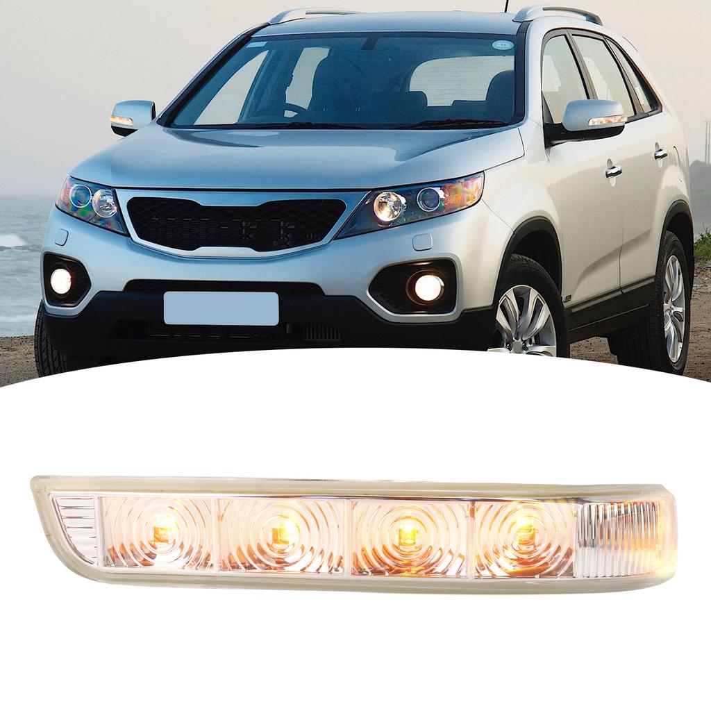 Side Mirror LED Indicator Turn Signal Light Replacement for Kia Sorento XM 2009‑2014 Left: 87613 2P000