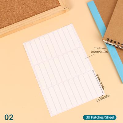 1Pcs Clear Nail Adhesive Tape False Nails Display Stand Glue Stickers Double-Sided Pasted Manicure Practice Showing Tools