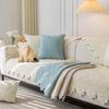 Retro Sle Pure Cotton Sofa Towel for All Seasons Embroidery Non-slip Armrest Couch Pad Universal High Grade Sofa Mat Home Decor