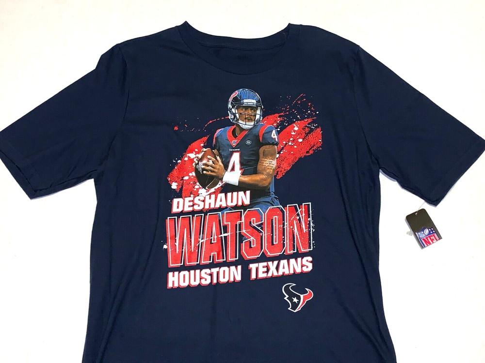 Deshaun Watson Houston Texans Football Game Action T-Shirt New! Youth XL 18 20 Unisex T-Shirt XXL