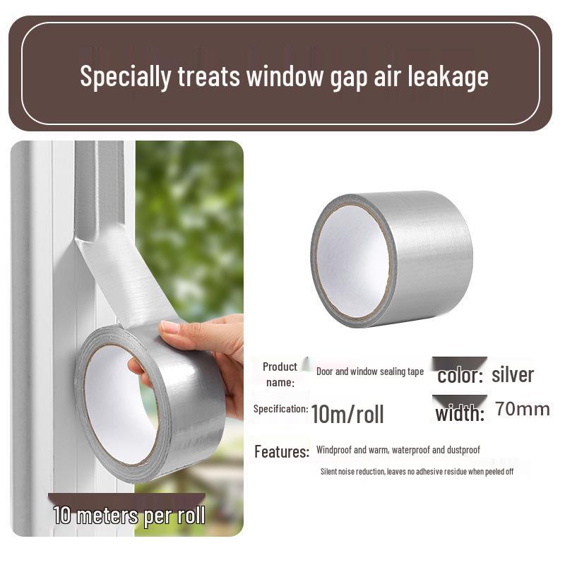 Draft-Free Door & Window Sealing Strip: Leakproof, No-Residue, Windproof, Insulation Film