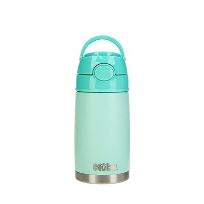 Vaso de acero inoxidable Nubi con pajita de un toque 300ml, chocolate menta, 1 pieza
