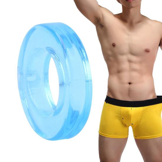 Adult Men Sex Toy Soft Silicone Cock Time Delay Ring Ejaculation Penis Lock