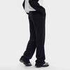 Fila Letter Print Wide Leg Knitted Sports Pants Women Pants Black F11W339609FBK