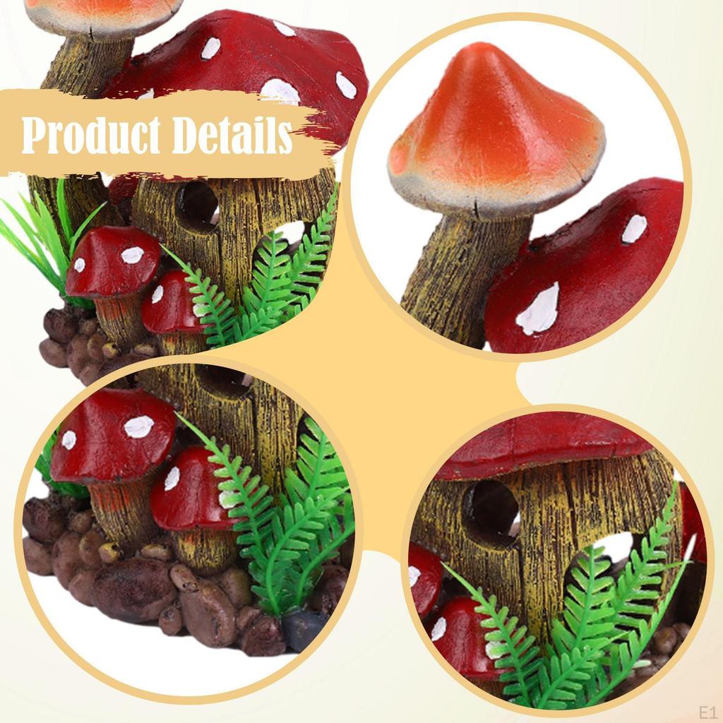 Aquarium House, Hideout,Resin,Accessories,Spawning Cottage Ornament Tank Decoration for Betta Play