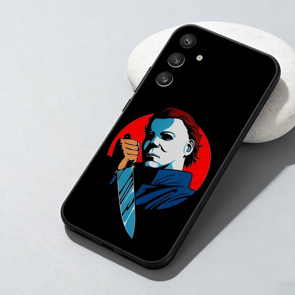 

Terrifying M-Michael M-Myers Phone Case For Samsung Galaxy A73,A72,A71,A70,A52,A51 Others Soft Black Cover Samsung a12
