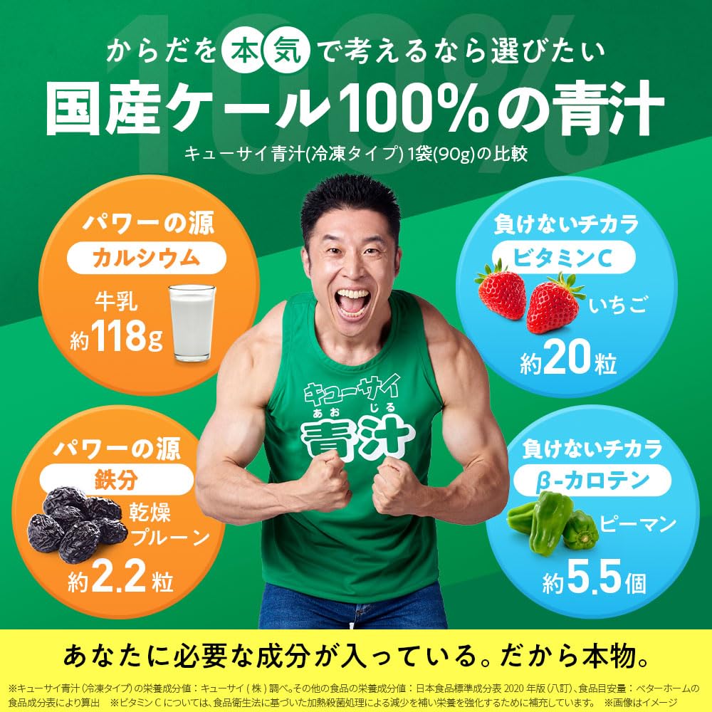Kyusai grüner Saft 105g x 30 mit Shaker grüner Saft Nakayama Nachdruckverpackung inländischer Grünkohl grüner Saft Grünkohl beliebtes Produkt beliebte Gesundheit (Pulver