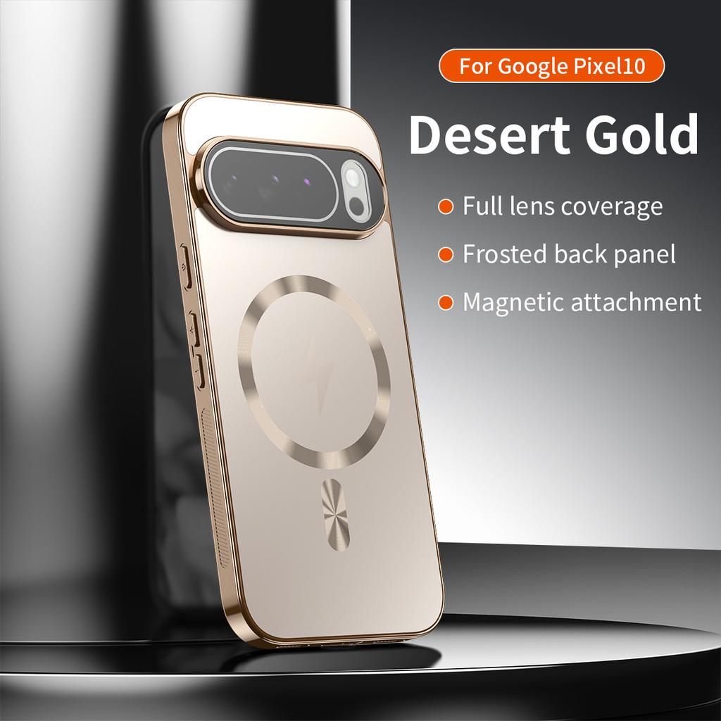 Applicable Pixel11ProXL electroplated wire lightning magnetic mobile phone case Google Pixel10Pro anti-drop protective case