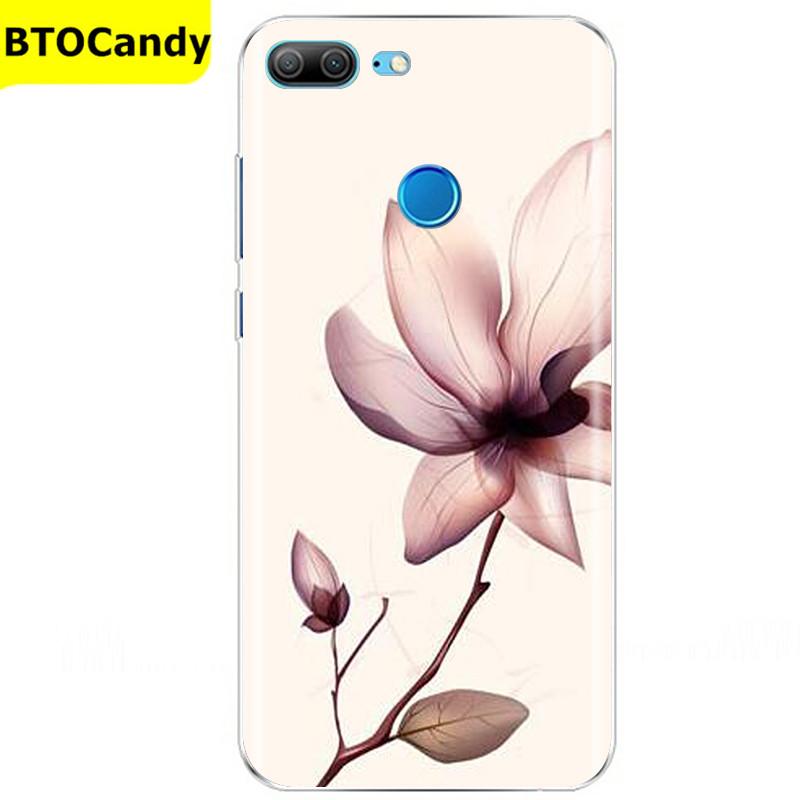 Etui For Honor 9 Lite Etui Kwiat Miękki Silikon Couqe Etui na Telefon Huawei Honor 9 Lite Etui Na Tył Honor9 9lite Coque Funda