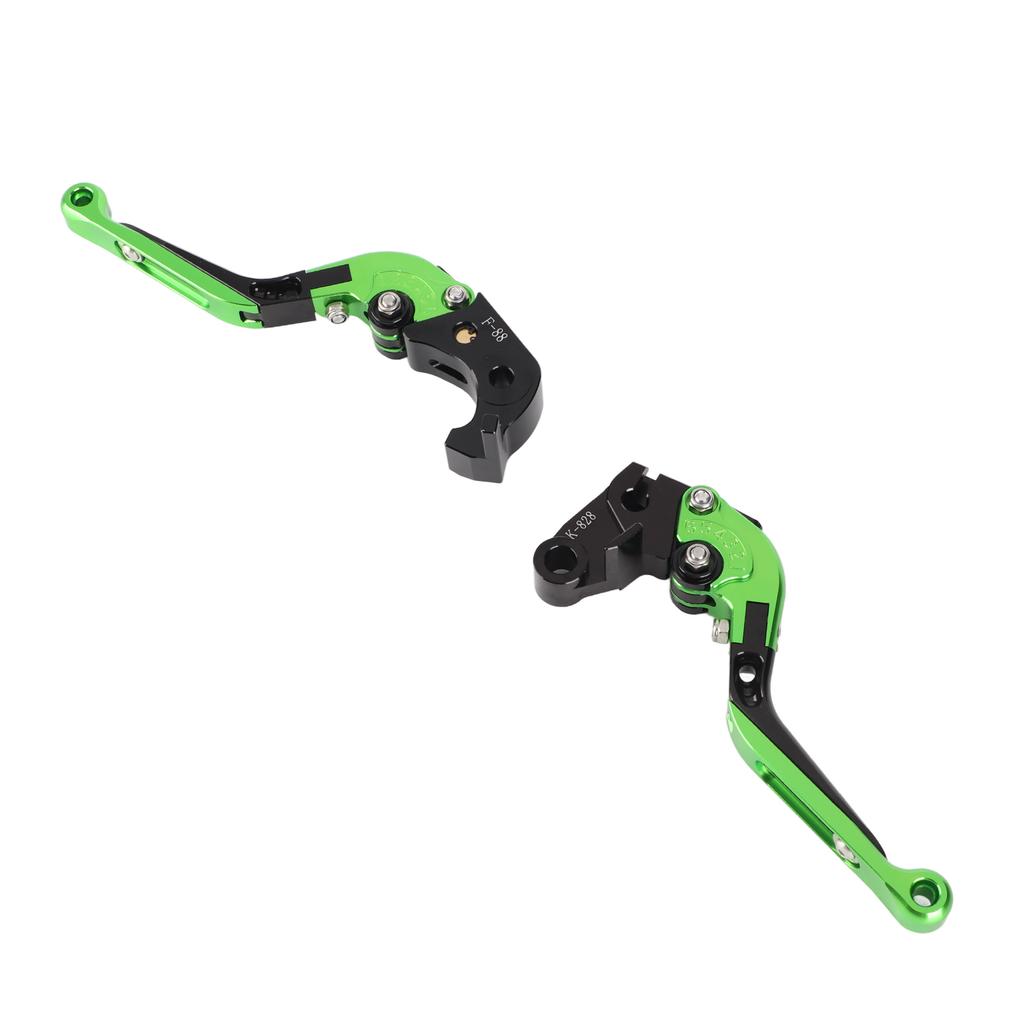 1 Pair Folding Clutch Brake Lever Aluminum Alloy 6 Level Adjustable Brake Handle Lever For Kawasaki Z1000 2007-2016