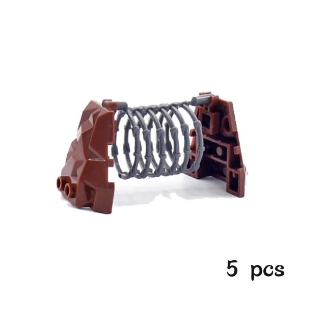 MOC 30104 92338DIY City Military Base Barbed Wire Fence Mesh Isolation Net for WW2 SWAT Weapons Building Blocks Model Bricks Set
