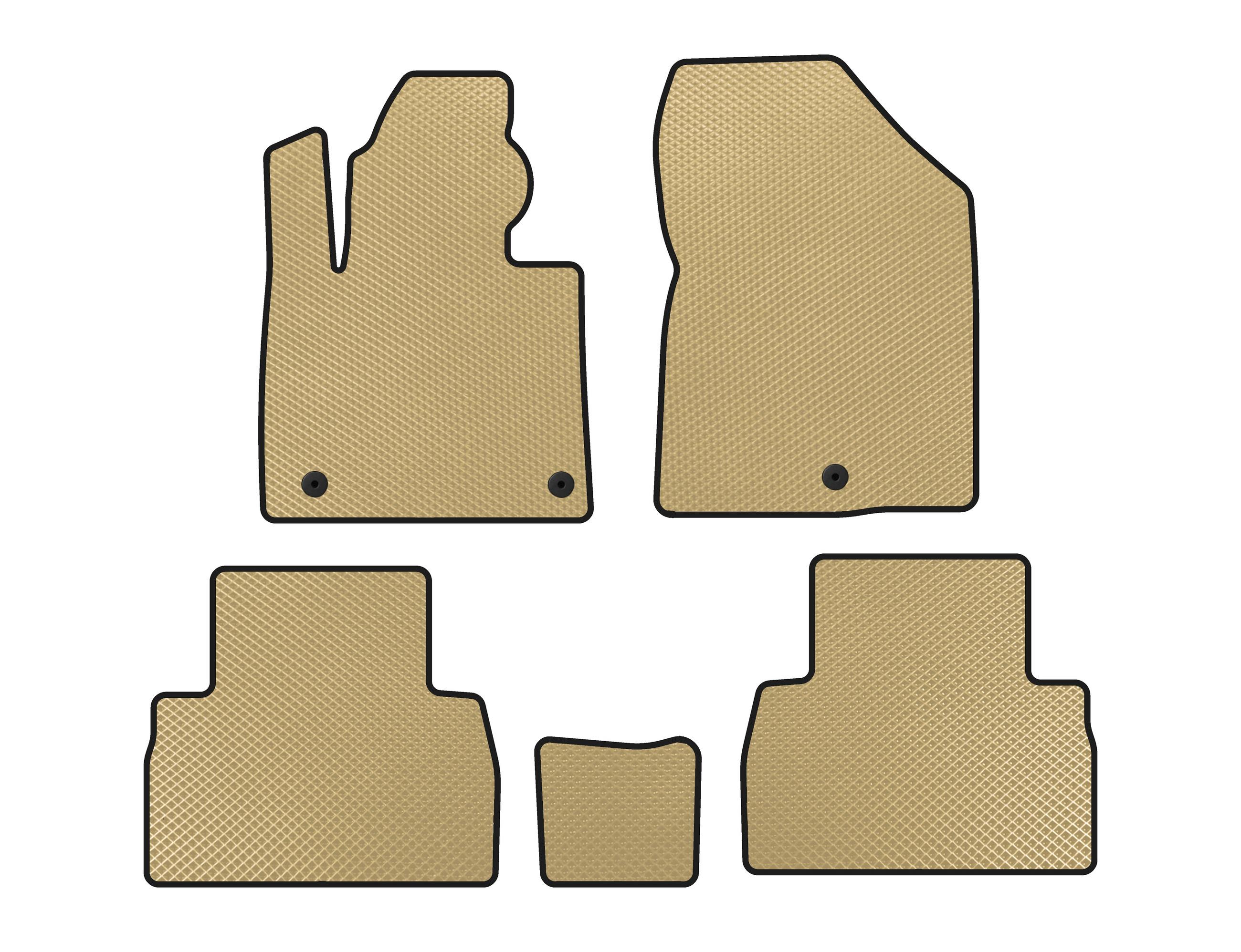 

EVA mats (2018-2020, Beige) for Hyundai Santa Fe 4