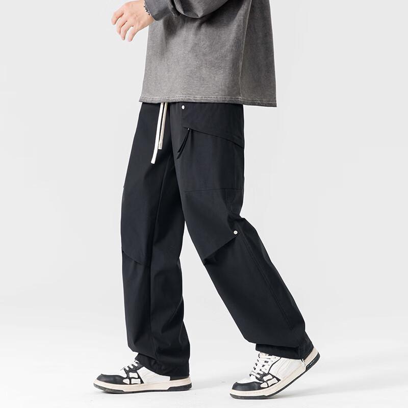 Wassup Sohot Men's Casual Cargo Straight Pants