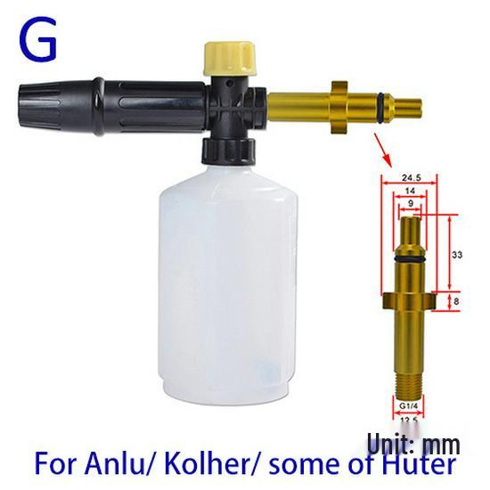 High-Pressure Foam Sprayer for Home and Car Wash - Water Spray Gun Nozzle with PA Pot