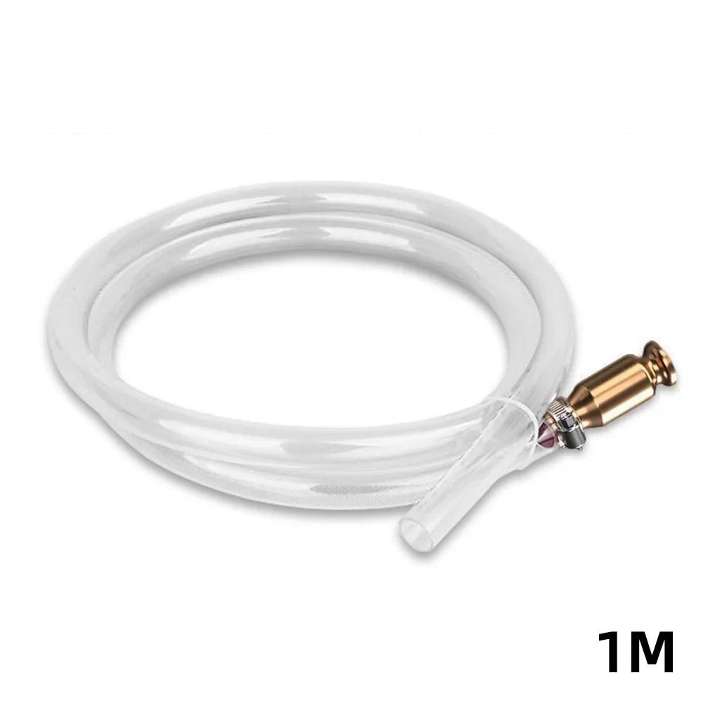 1M/1.5M/2M/3M/4M Manual Gasoline Fuel Suction Pipe Gas Siphon Pump Siphon Safety Self Priming Hose Plumbing Transparent Hoses