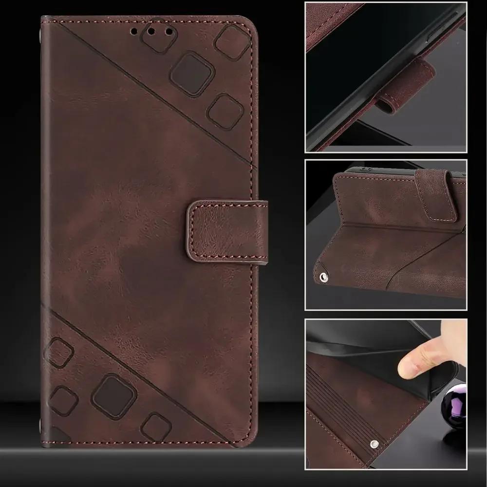 Wallet With Card Slot Kickstand Magnetic Flip Leather Case For ZTE Blade V70 Vita V60 V50 V40S Max Design 4G Axon 60 Lite