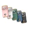 Digital Display Portable Handheld Fan Mini Desktop Air Cooling Fan Foldable Neck Fan  Outdoor Use