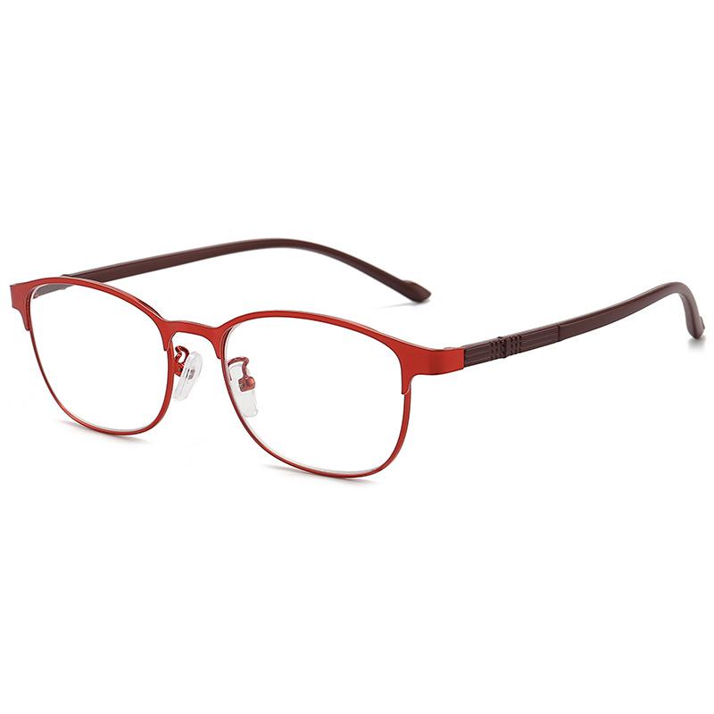 New Metal Frame Reading Glasses High-definition Anti-blue Light Reading Glasses In The Elderly Eye Care Fashion Reading Glasses