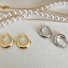 Niche Senior Circle Earrings Female Fashion Temperament Exquisite Hundred Match Ear Buckle Pure Earrings Tide Elegant Simple Hoop Earrings
