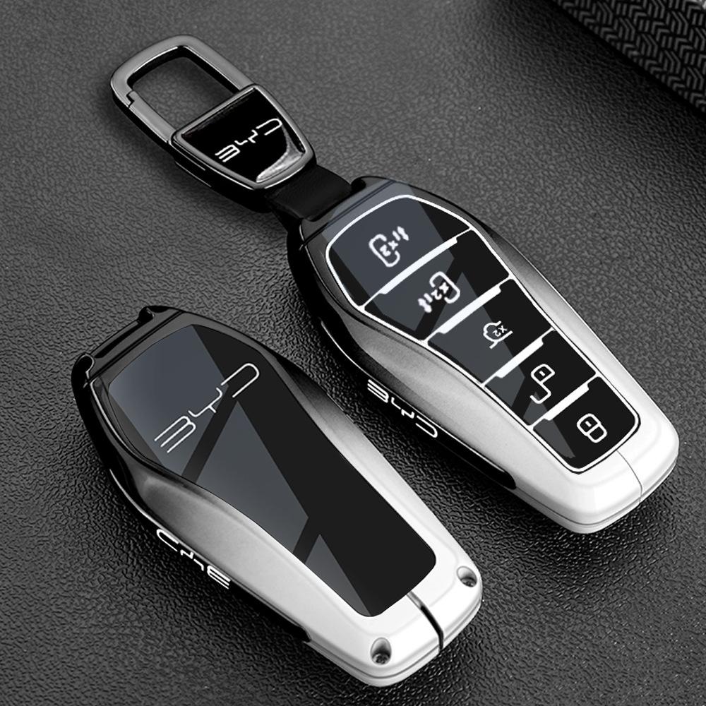 Applicable To 2025 BYD Xia Key Set DMi Excellent Beyond Car Metal Buckle Card Case Decoration