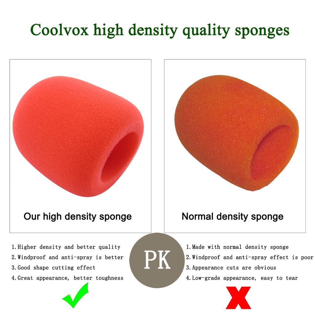 5ks Malý Drátový Bezdrátový Konferenční Mikrofon Protivětrná Pěnová Houbička Kryt pro Klopový Mikrofon, Vnitřní Průměr:1 cm (asi .0.39")