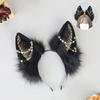 Dark Exotic Jackal Ears Headband Anubis cos Headgear Egyptian Exotic Jackal Ears KC