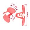 20/50/100 Pcs Anti-chicken Pecking Glasses M/L Red Pheasant Goggles Plastic Bolt-free Poultry Anti-chicken Pecking Glasses