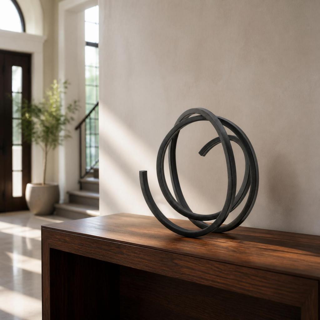 Abstract Sculpture Versatile Tabletop Accent Sturdy for Entryway