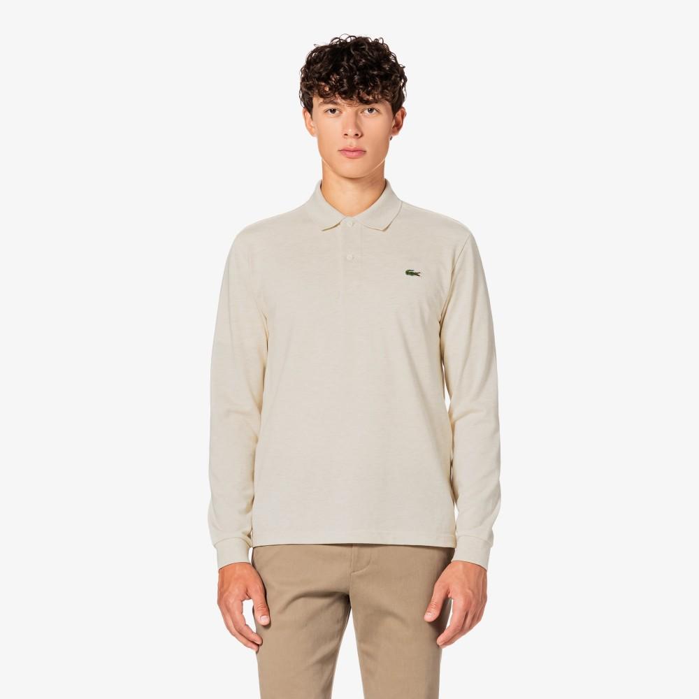 [Lacoste] Мужская базовая рубашка-поло с длинным рукавом, французский regular fit PH732E-55NXFJ 3