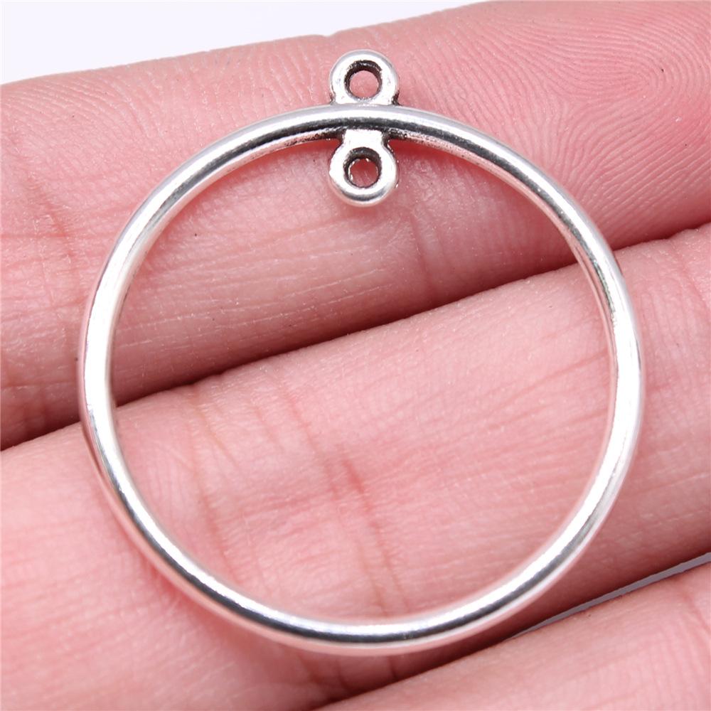 10pcs Charms Earring Connector Antique Silver Color Earring Connector Charms Earring Connector Charms For Jewelry Making
