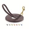JoyFusion Dog PVC 1cm for Large and Small Harness Easy To Gray Leash, Material, Waterproof, Stain-Resistant, Thick, Long, Tangle-Free, Adjustable,