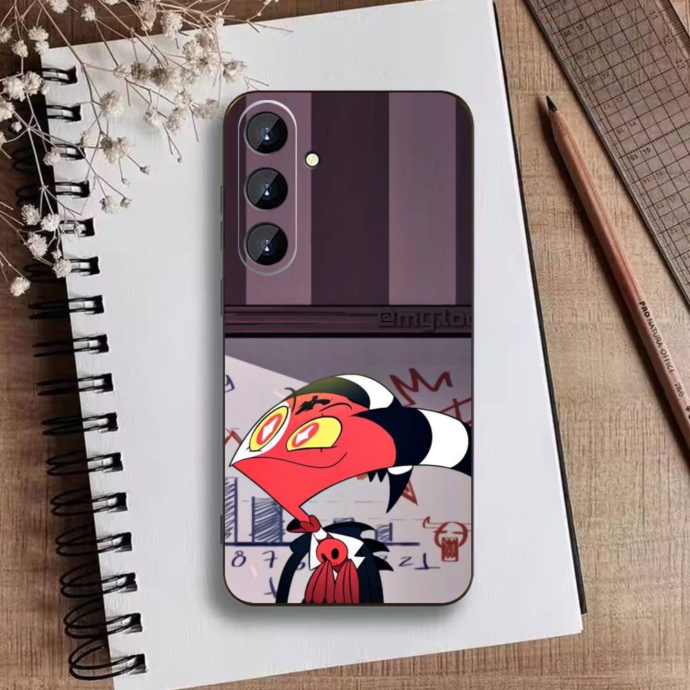E-Helluva Boss Phone Case For Samsung Galaxy A73,21,22,32,71,53,52,51,80,5G Soft Black Cover Samsung a13 5g
