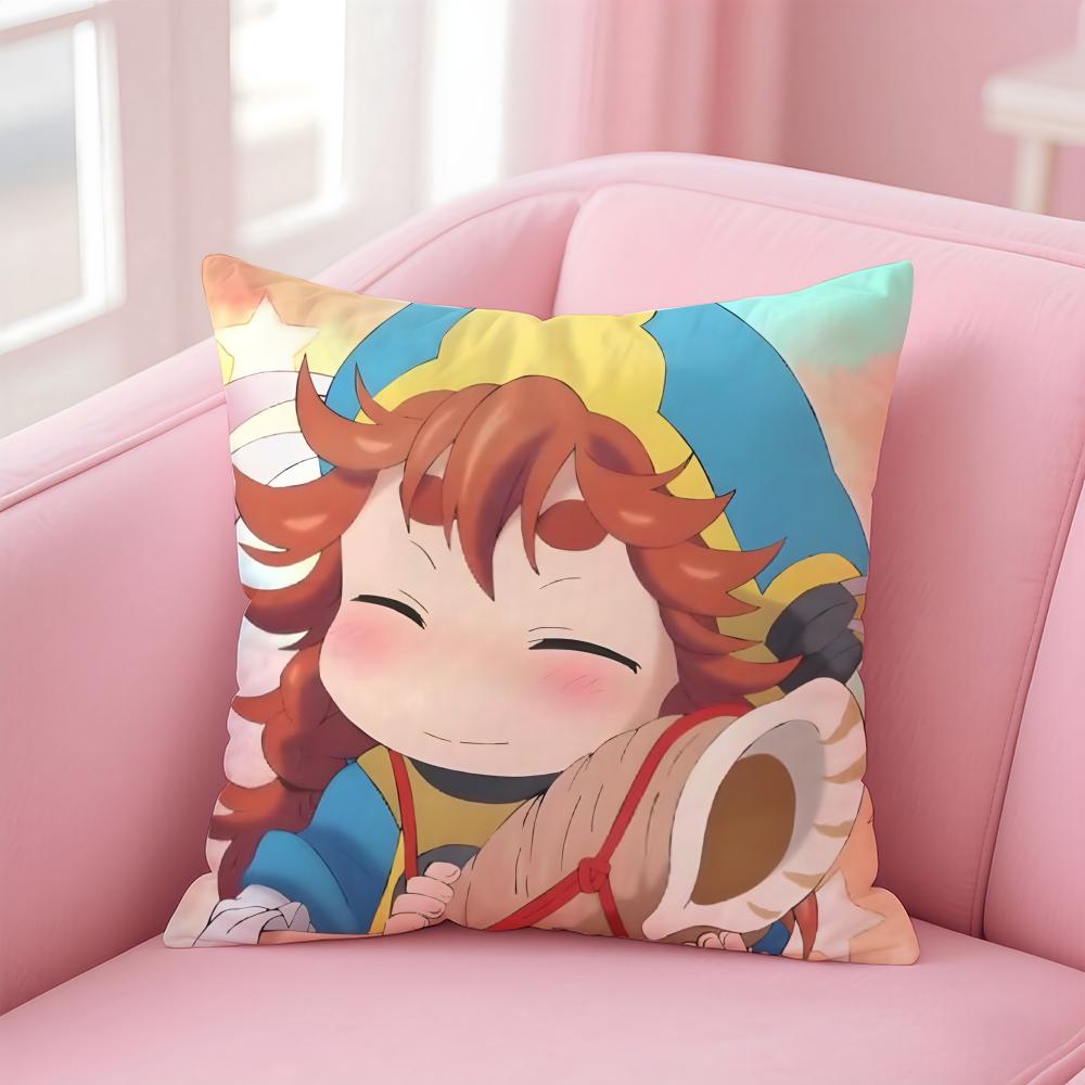 Hakumei To MMikochis Cushion Cover Comfortable Reversible Pillow Cover Ideal For Car Sofa Bedroom & Beyond