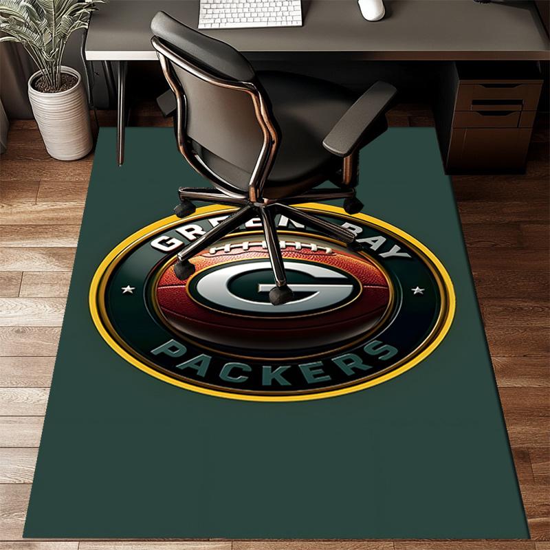 Green Bay Packers Pride Rug Game Carpet, Floor Mat for Bedroom Living Room Entryway Rug, Home Decor Idea Gift for Christmas birthday