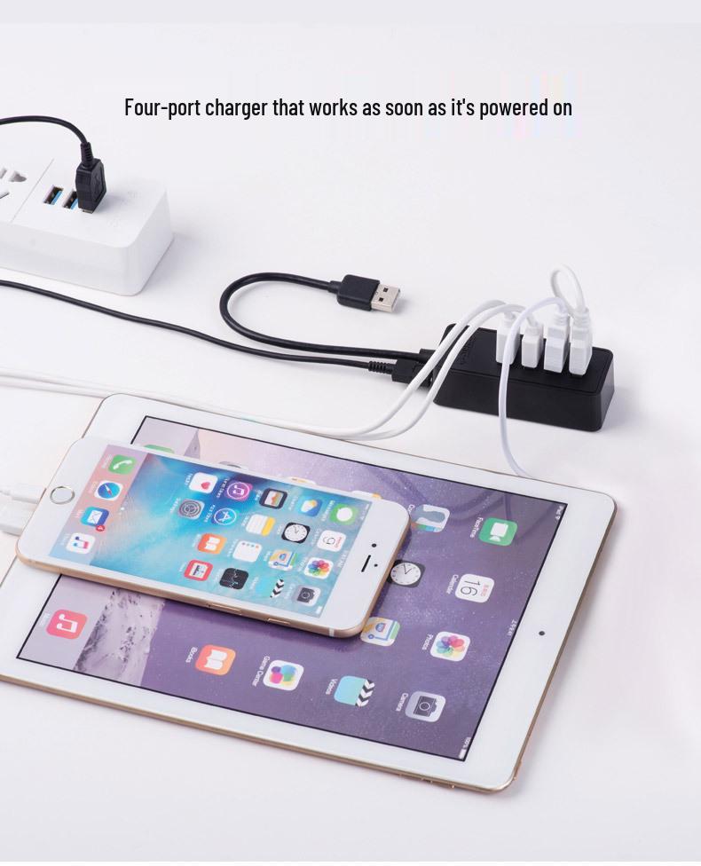 ORICO W5P-U3 USB 3.0 Hub - 4 Ports & Power for Laptop Expansion