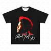 Echter Rapper The Weeknd Retro Grafik T-Shirt Herren Hip Hop Kleidung Y2k Unisex Mode Übergroßes Gangster Oberteil Geschenk für Fan