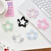 Acrylic Wings Stars Carabiner Portable Keyring Hook Card Holder Kawaii Backpack Pendant  Outdoor