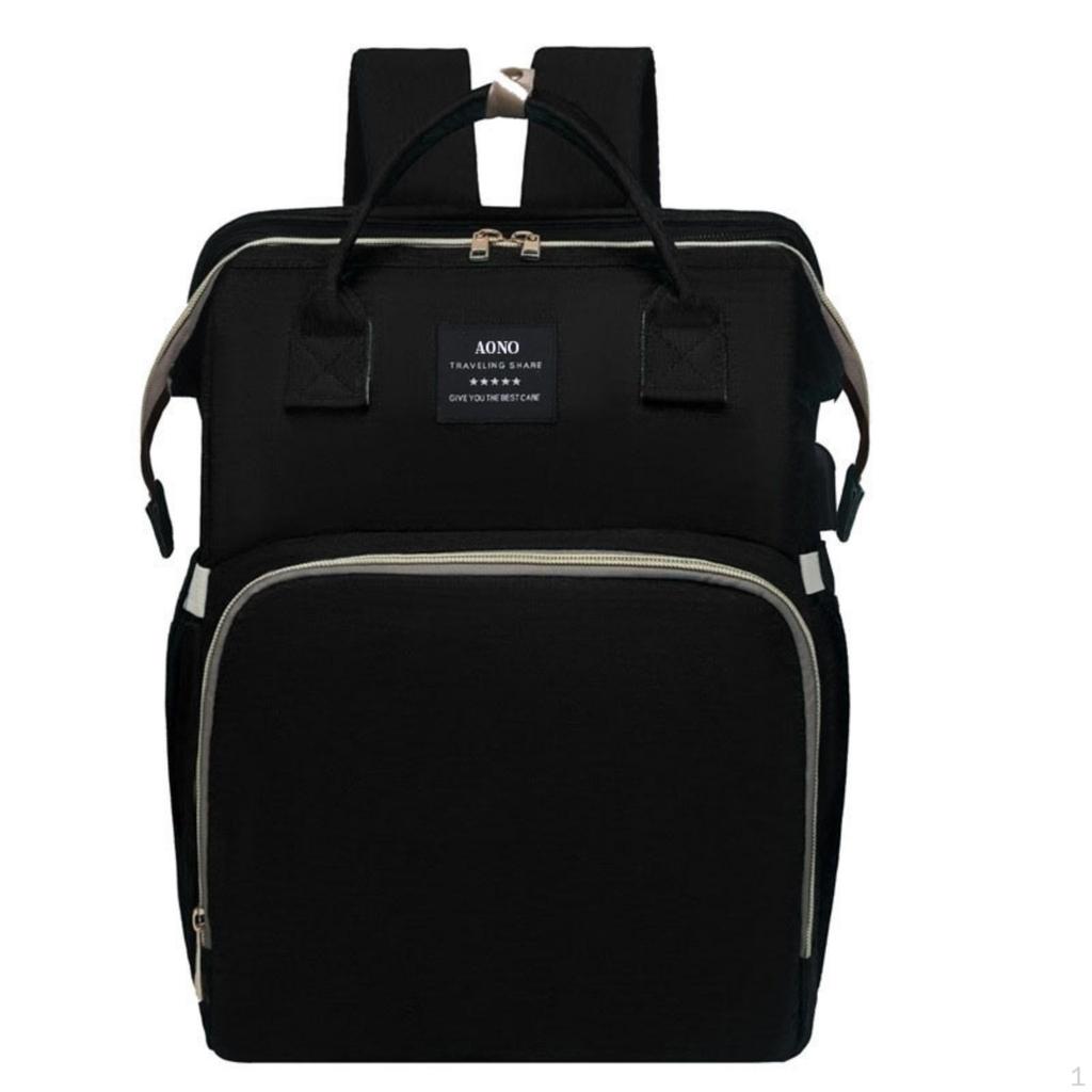 Infant Diaper Bag Backpack Hands Large Capacity for Parents, Moms,