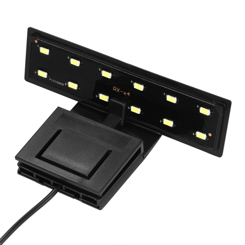 5W -thin Aquarium LED Light Bright Clip-on Lighting Lamp 12 LEDs for Aquarium Fish