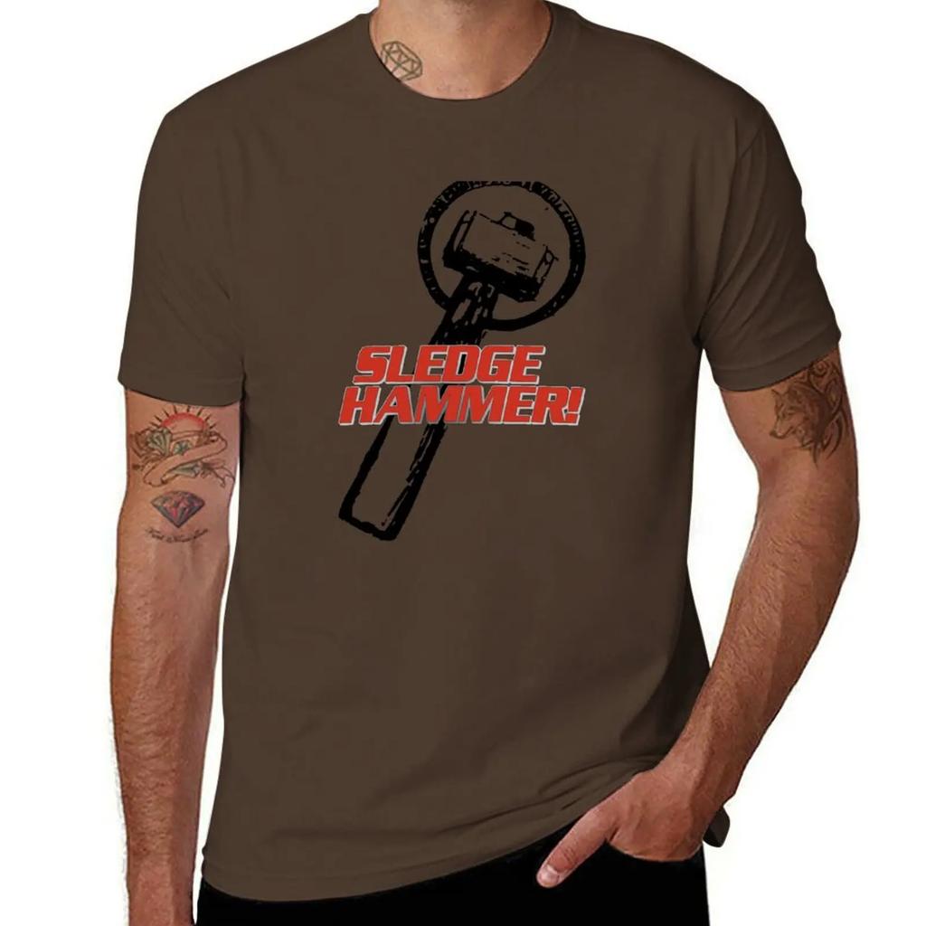 Sledge Hammer! T-Shirt Essential T Shirt Anime Tshirt Oversized T Shirt New Edition Compression Shirt Men