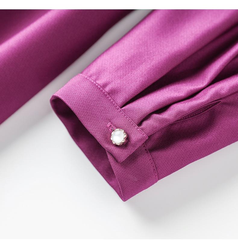 French Chic Light Luxury Waist-Slimming Dress - Imitation Silk Wool with Diamond Detail