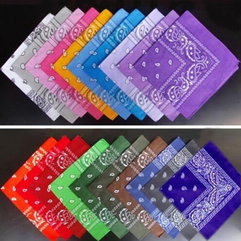 1 Pc Newest Cotton Blend Hip-hop Scarves Bandanas for Male Female Head Scarf Scarves Wristband
